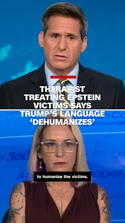 Therapist treating Epstein victims says Trump’s language ‘dehumanizes’