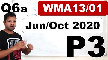 Jun-Oct 2020/P3 | WMA13/01 | Q.No.6a | Exp. and log & point of intersection | IAL Pearson Edexcel