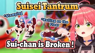 Suisei Loses It And Start Stomping & Rolling On The Floor Had Everyone Died Laughing