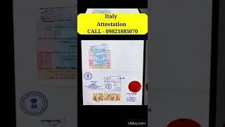 DOCUMENT ATTESTATION FOR ITALY | ITALY STUDENT VISA | DEGREE APOSTILLE PROCESS ITALY | VERIFICATION