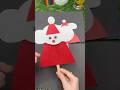 Magic art n craft Paper Craft | How To Make Santa Claus With Paper | ChristmasDecoration Craft Ideas