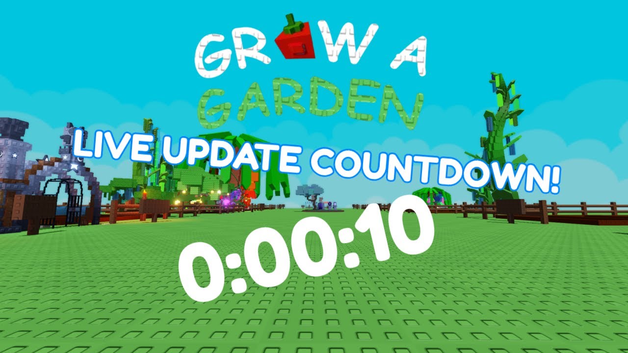 🔴 GROW A GARDEN LIVE UPDATE COUNTDOWN! 🥕 ⌚ | LIVE STOCK 💰 - YouTube