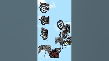 Thumbnail of Yamaha R15 V2 version|Hero Splendor Plus modified bike short video|zebra 🦓 attacked by lion #shorts