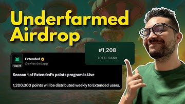 Extended Airdrop | VERY Underfarmed