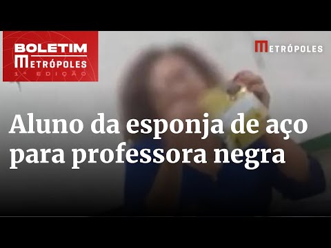 Aluno dá esponja de aço para professora negra no Dia da Mulher: “Machismo e racismo”