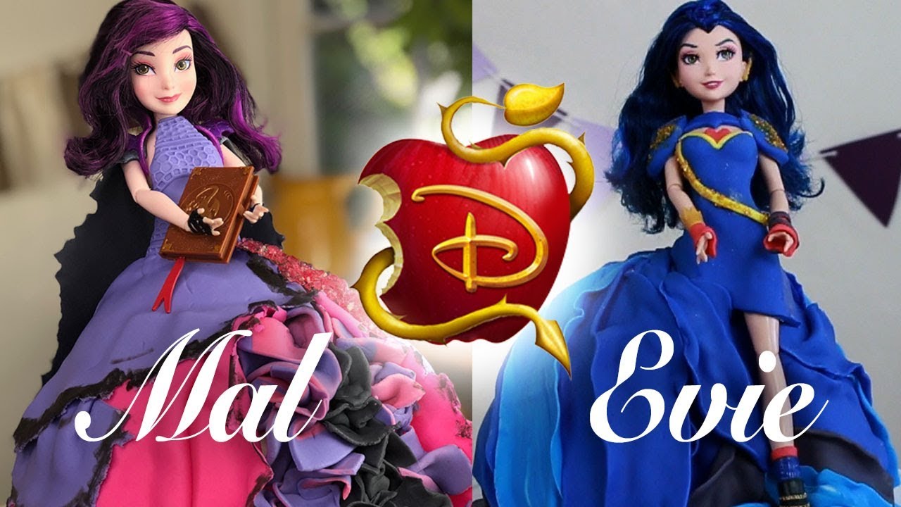 Descendants 3 Cakes Evie And Mal New Vks Cake Spanish Youtube Descendants 3 Cakes Evie And Mal New Vks Cake Spanish Youtube