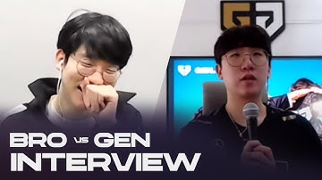 [Resolution interview] BRO vs. GEN | 2021 LCK Spring Split (Re-upload)