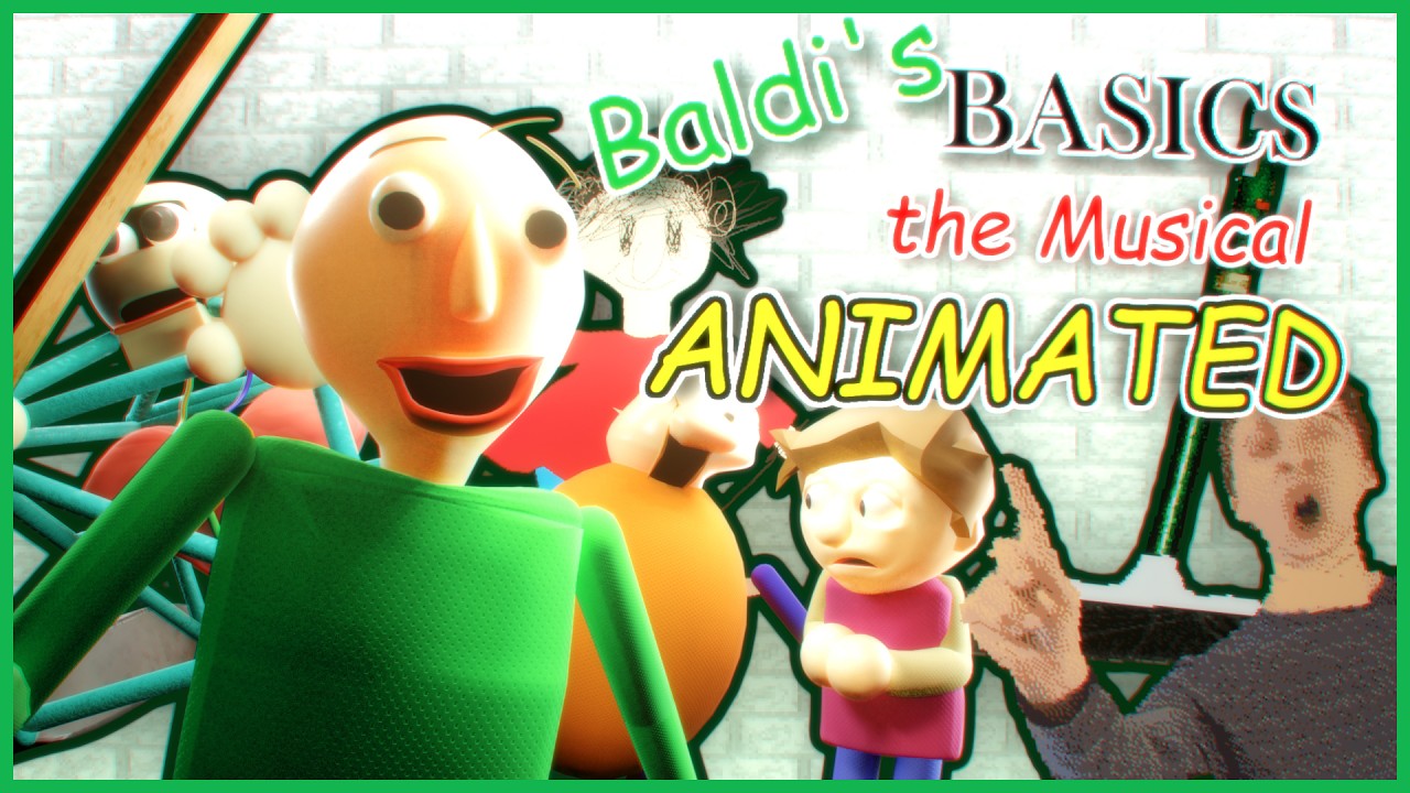 Baldis Basics the Musical Baldi Animation Music Video Song by Random Encounters