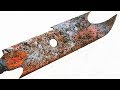 Restoration rusty old ancient sword - Restore the sword of the barbarian