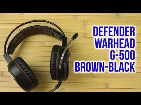 Распаковка Defender Warhead G-500 Brown-Black