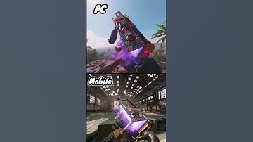 PC VS Mobile Legacy Mac 10 Bast idol codm #shorts