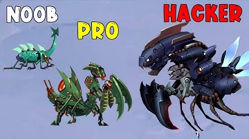 NOOB vs PRO vs HACKER ~ Insect Evolution Full Gameplay (Part 71 Machine Turbo)