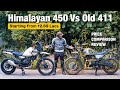 New himalayan 450 vs old 411  comparison  price  detailed specifications  rudrashoots