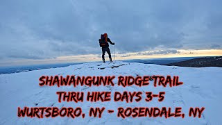 Shawangunk Ridge Trail Thru Hike Days 3-5 // Wurtsboro to Rosendale