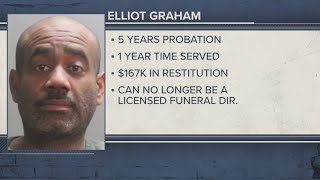 Jacksonville funeral home director given 5 years of probation for fraud, theft charges
