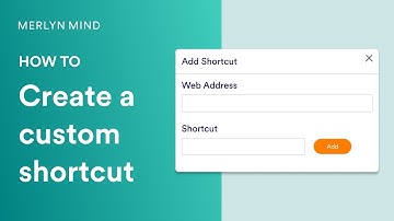How to create a custom shortcut with Merlyn | Merlyn Mind | Tips