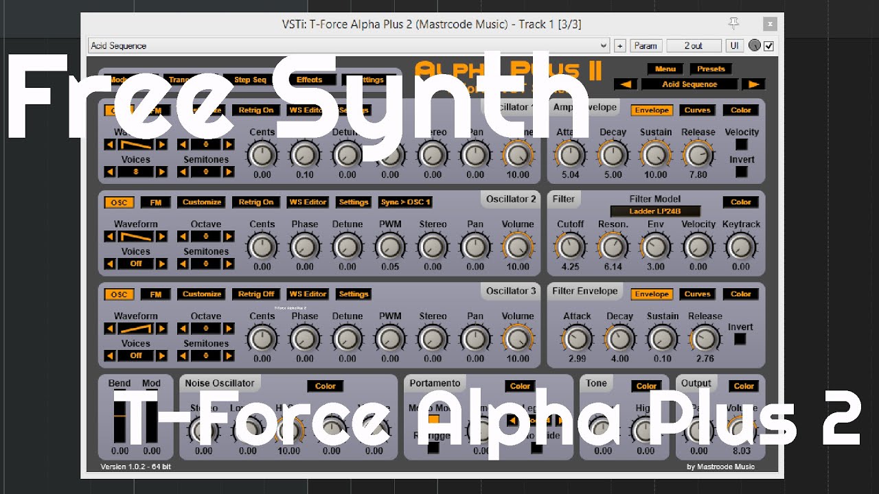 Free Synth   T Force Alpha Plus 2 No Talking