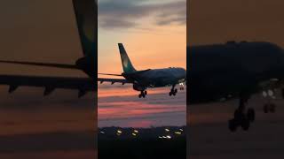 Oman Airplane landing at KLIA Airport view aviation planespotting klia kualalumpur travel