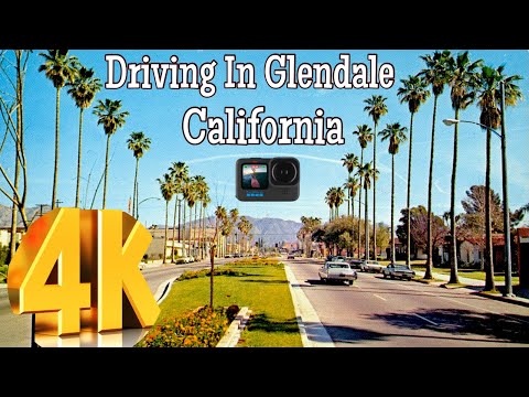 GLENDALE CALIFORNIA  IN LOS ANGELES  LETS DRIVE AROUND