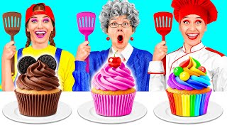 Me vs Grandma Cooking Challenge | Amazing Food Hacks by PaRaRa Challenge
