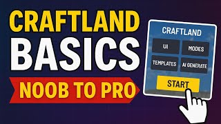 Craftland Basics #1 – Master UI, Basic Settings, Modes & AI Map Magic! ✨ #freefire #craftland