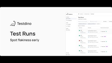 Testdino Test Run – Smart end-to-end Test Analysis