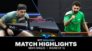 Timo Boll vs Noshad Alamiyan | MS R16 | WTT Contender Doha 2024