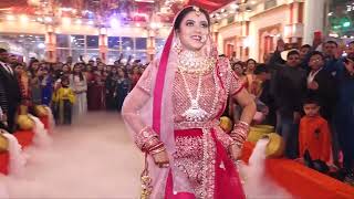 BEST BRIDE ENTRY EVER #2022 || FLASHMOB | DANCE WITH FAMILY & FRIENDS | #INDIAN WEDDING #BRIDE_DANCE