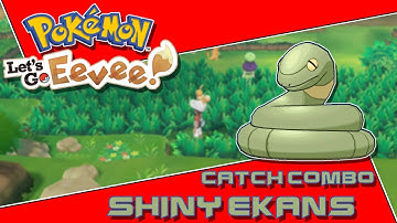 CATCH COMBO SHINY POKEMON - SHINY EKANS: Pokemon Let