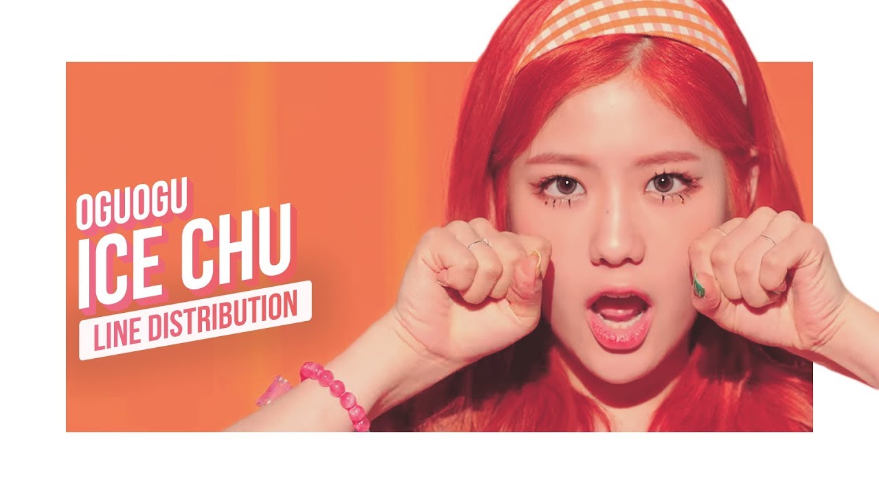 gugudan OGUOGU - ICE CHU Line Distribution (Color Coded) - YouTube