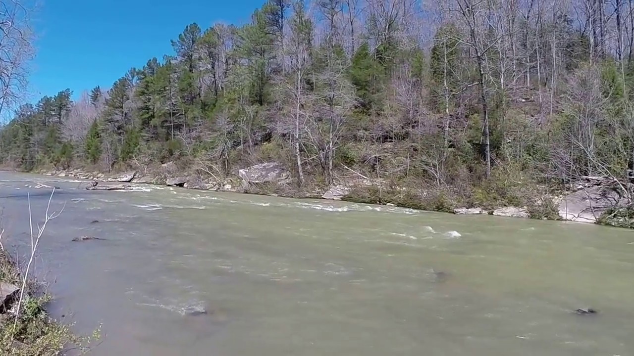 Bear Creek at Hamilton Alabama Kayaking upstream 2 YouTube