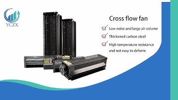 One minute understanding of cross flow fan
