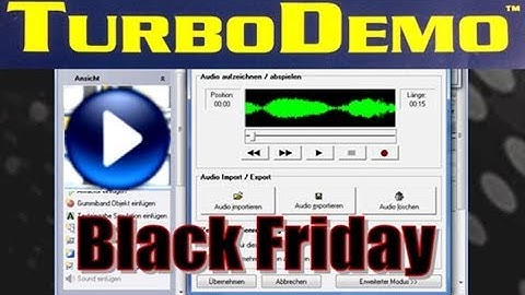 Tutorial & Video Maker TurboDemo - 50% Black Friday Rabatt