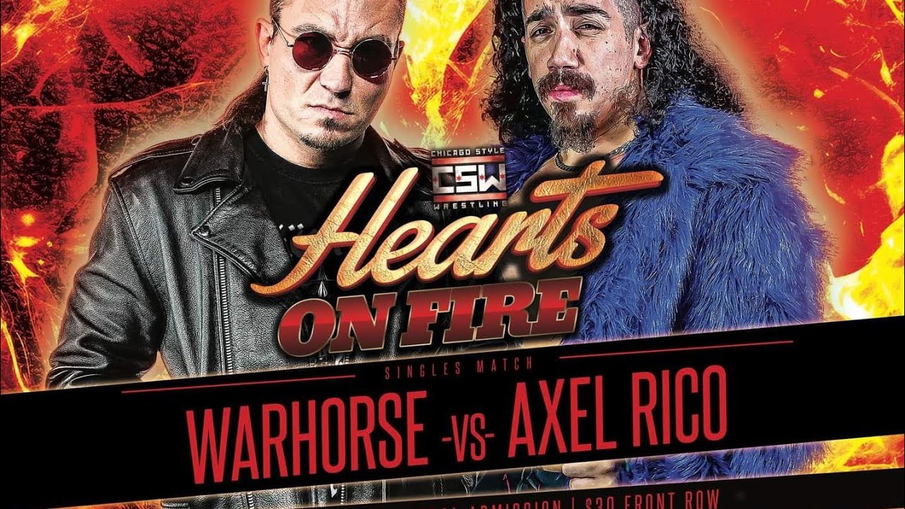 Axel Rico Warhorse vs Axel Rico - Chicago Style Wrestling - 2/16/24 - YouTube