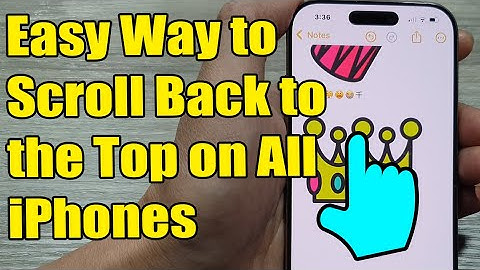 👆 Easy Way to Scroll Back to the Top on All iPhones | iOS 18 Tips 🔝