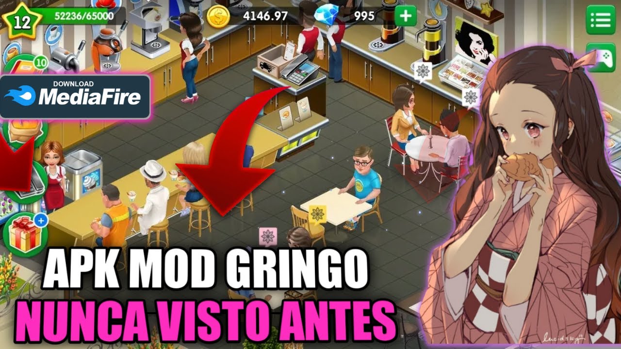 Minha Cafeteria Jogo Online: Dinheiro Infinito 2023 - HPG