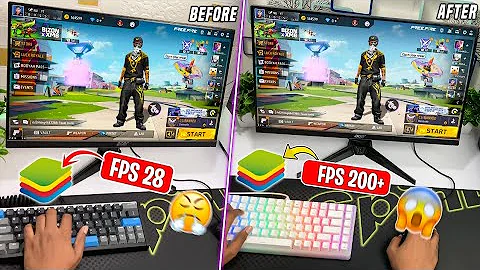 2025 new low-end Gaming PC High FPS Optimization for Free Fire BlueStacks 5 | Full PC Optimization