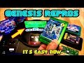 How to make Sega Genesis Repros, Homebrew &amp; Prototypes with Krikzz Flash Carts + LED mod preview