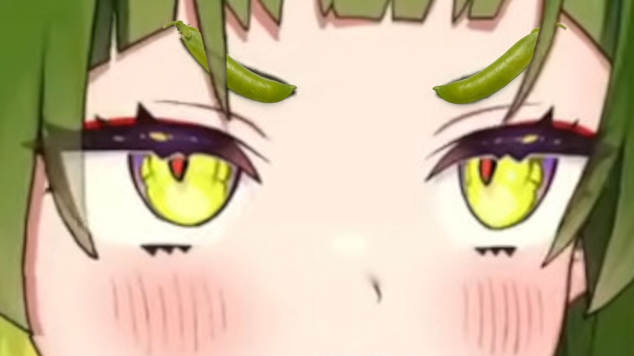 Nitty's pea eyebrows