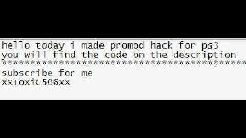 cod4 best promod hack for ps3 (with the codes)