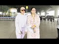 Govinda Wife Sunita Ahuja &amp; Tina Ahuja Spotted At Airport