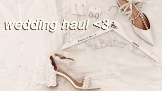 unboxing wedding/bridal accessories with jjshouse ❀ dresses, veils, shoes, jewelry & more