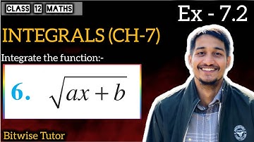 Q6 | Integrate root ax + b | Integrate √(ax + b)