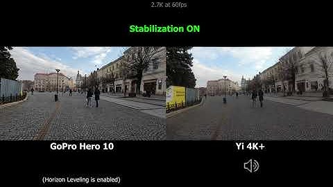 GoPro Hero 10 & Yi 4K+ Stabilization Tests (Hypersmooth, Horizon Lock, Low light)