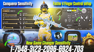 Bgmi Sensitivity Settings Today 🔴 Zero Recoil Sensitivity Code in Bgmi/Pubg ✅ 4 finger Code 🔥
