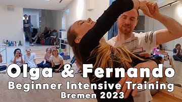 Fernando & Olga - Zouk Demo in Bremen - Beginner Intensive Training 2023