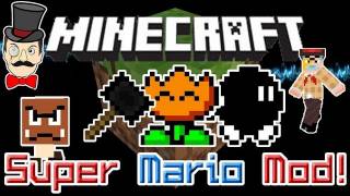 Minecraft Mods - SUPER MARIO Mod! Throw Bombs, Shoot Fireballs & Fight Goombas!