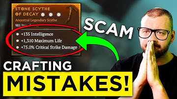 SEVEN Crafting Mistakes to AVOID - Greater Affix Scam - Diablo 4 Guides