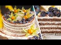 ТОРТ ЧЕРЕМУХОВЫЙ 🌸 нежный и вкусный сибирский торт | бисквитные коржи из черемухи + сметанный крем