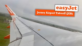 [HD] Powerful Jersey (JER) Takeoff | easyJet Europe | A320neo